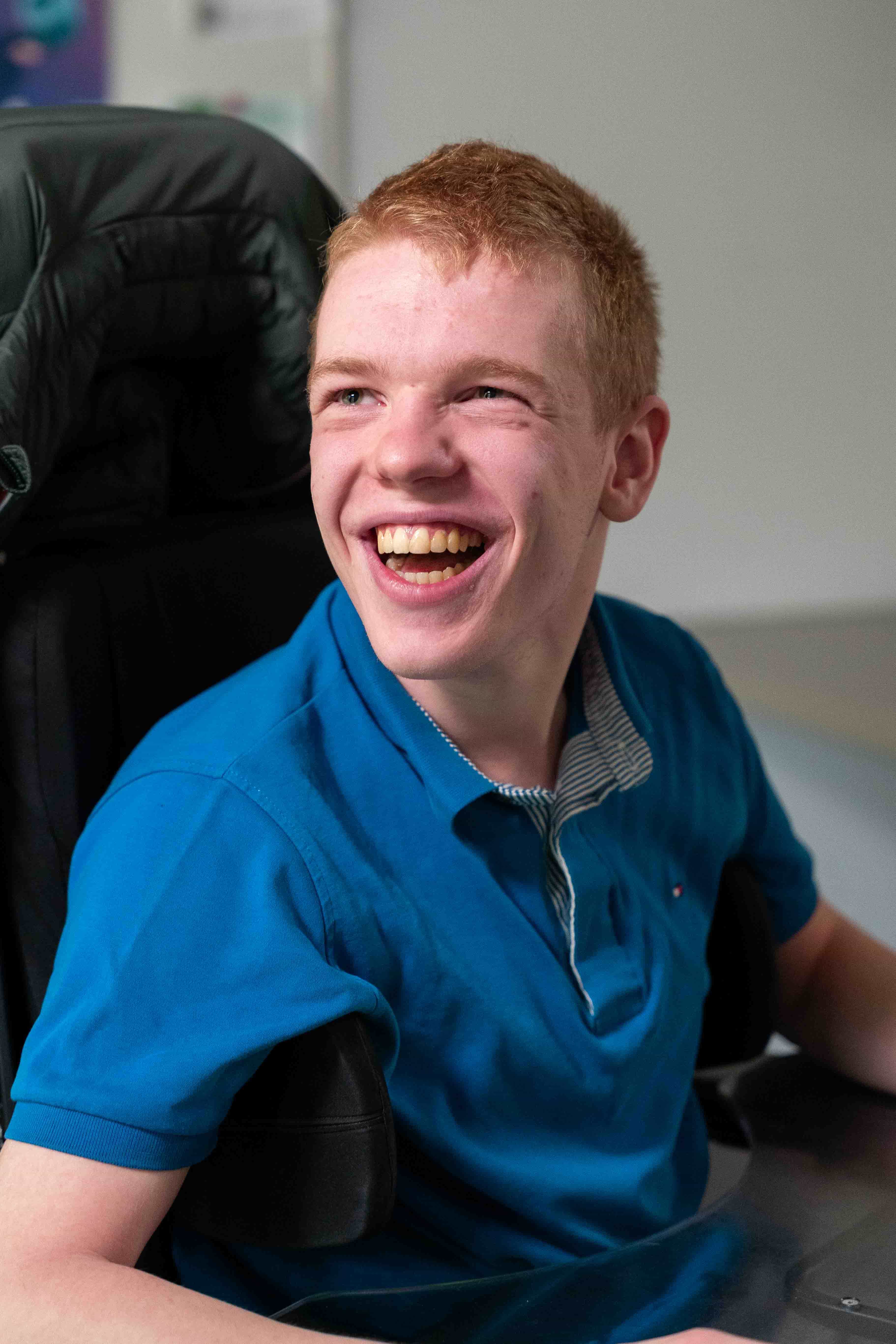 Participant Niels describing how he enjoyed being treated with shockwave therapy for his paediatric spasticity