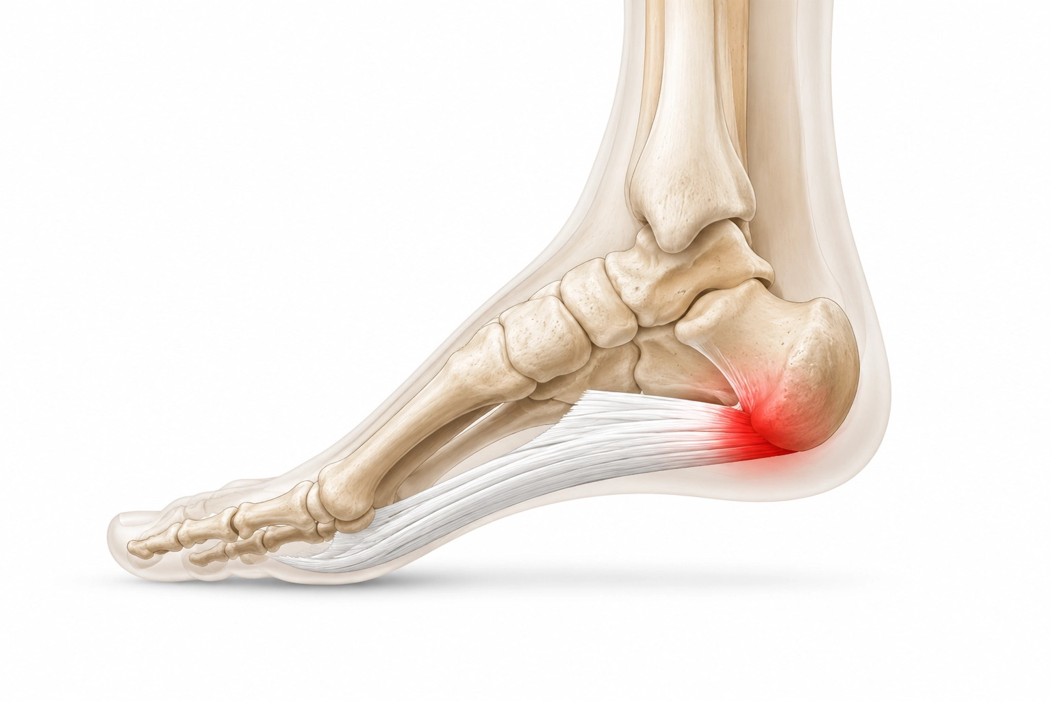 Treating heel spurs with physiotherapy